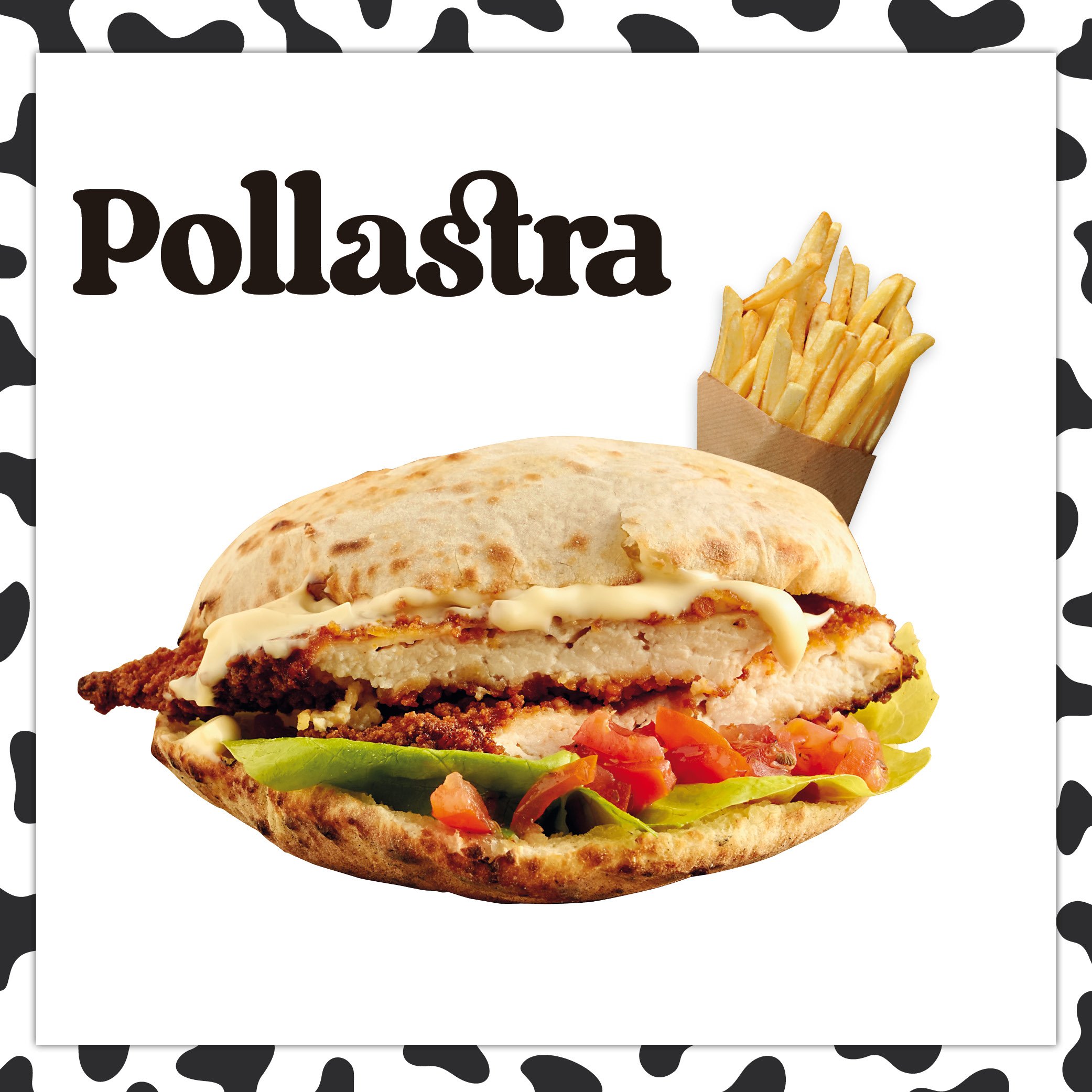 Pollo impanato, Pachino condito, lattuga e maionese